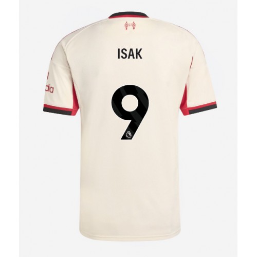 Stroje piłkarskie Liverpool Alexander Isak #9 Koszulka Wyjazdowej 2025-26 Krótki Rękaw